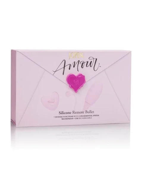 Amour Silicone Remote Bullet - Pink