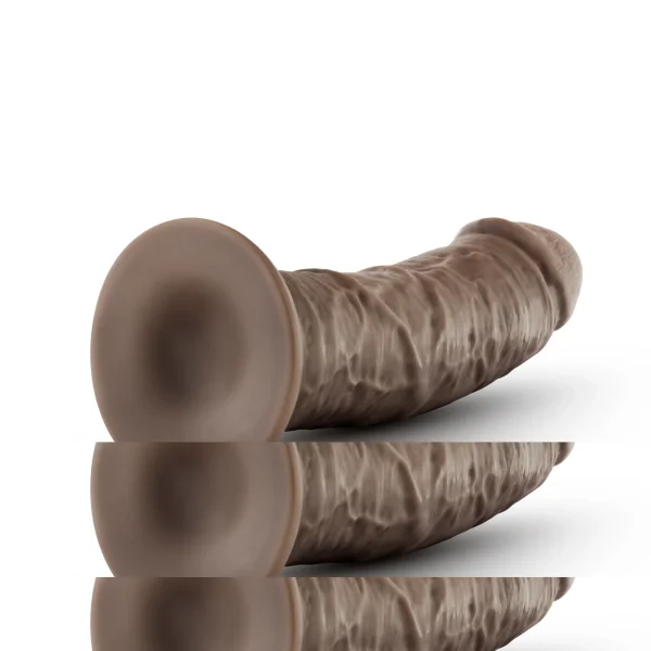 Dr. Skin Glide 8 Inch Self Lubricating Dildo -  - Chocolate