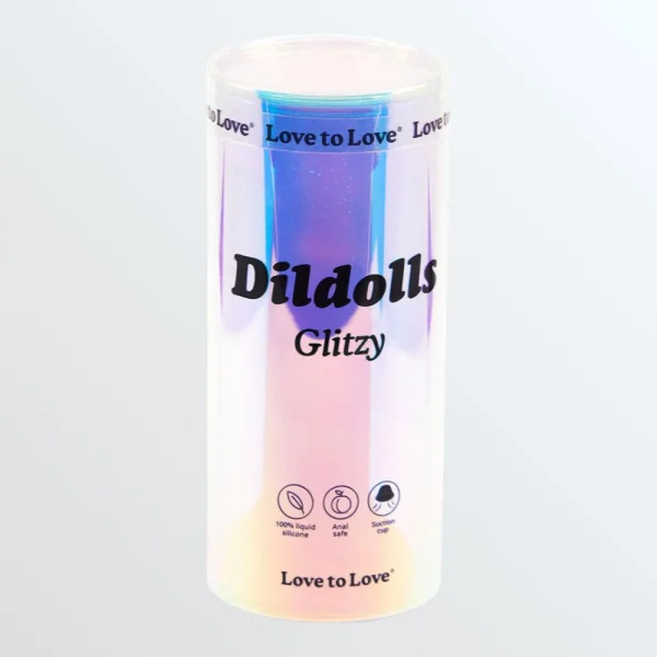 DilDolls by Love to Love Strap-On Dildo - Glitzy