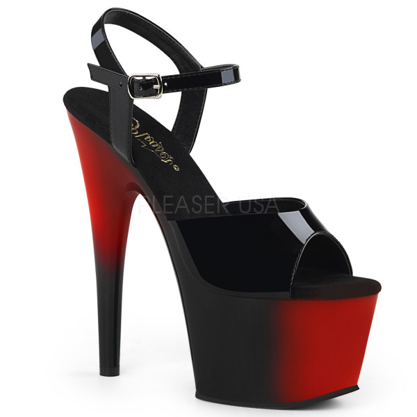 7 inches Heel, 2 3/4 inches PF Two Tone Ankle Strap Sandal — image 13 of 24