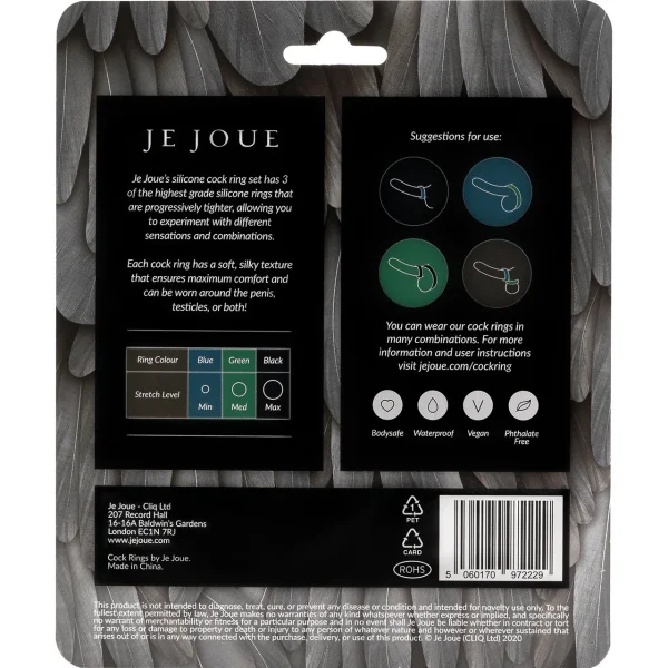 Je Joue Silicone Ring Set