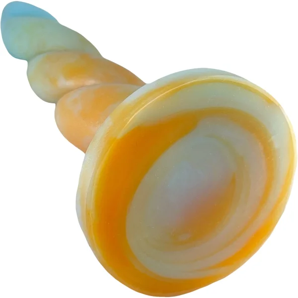 Raw Love Studio Moonbean Unicorn 6.75" Silicone Fantasy Dildo - Radiation
