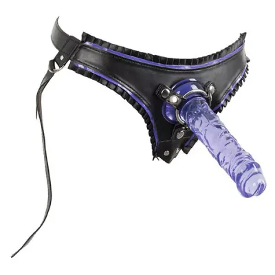 Excellent Power The Playgirl 6 5 Inch Dildo with Harness