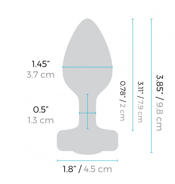 b-Vibe - Vibrating Jewel Anal Plug With Remote