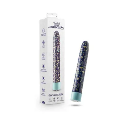 Classic Vibrators Limited Addiction Utopia Rechargeable 7 In Vibrator Aqua
