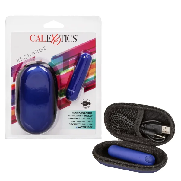 Rechargeable Hideaway Bullet  - Blue