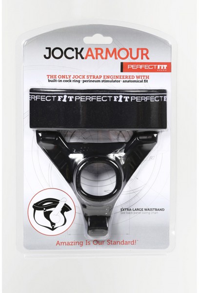 Jock Armour Jockstrap + Cock Ring (XL Waist)