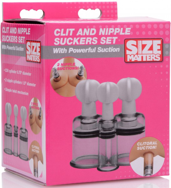 Clit And Nipple Suckers Set