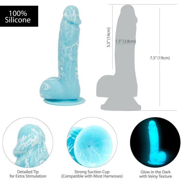 BMS Factory Addiction Luke Silicone Suction Cup Dildo