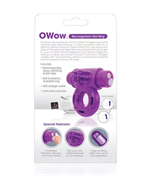 The Screaming O Charged Owow Vibe Ring - Purple — image 9 of 11