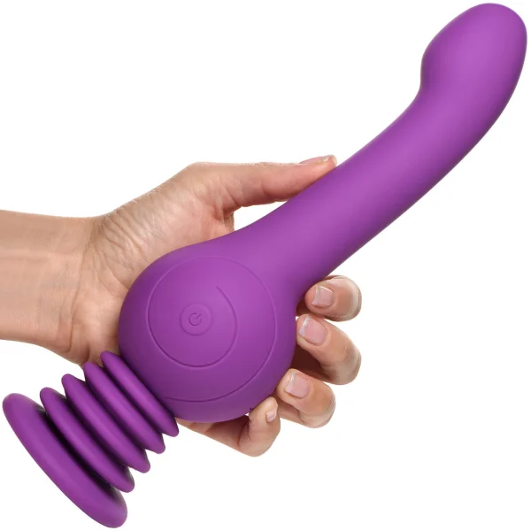 INMI Sex Shaker Shaking Silicone Rechargeable Stimulator - Purple
