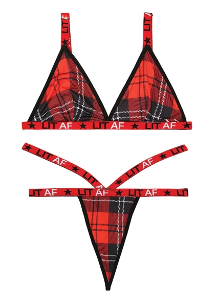 Lit AF Bralette and Thong Set — image 9 of 9