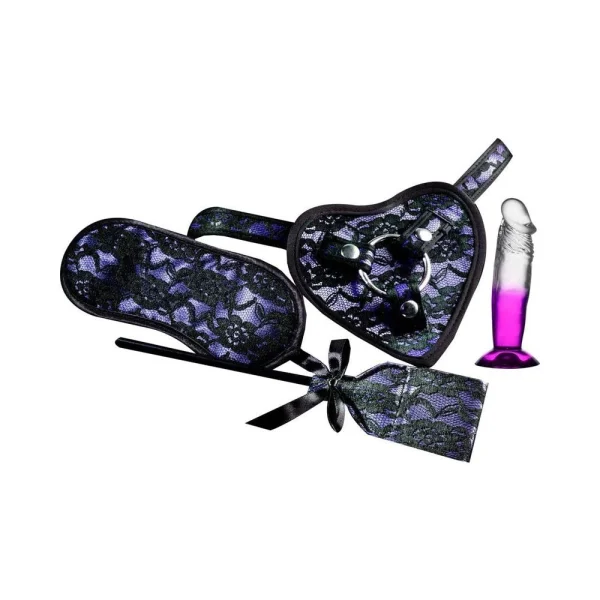 Heart-on Deluxe Harness Kit With Straight Dong Purple — image 4 of 5