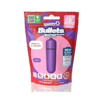 Bullets Discreet Screaming O 4t Bullet Vibrator Grape