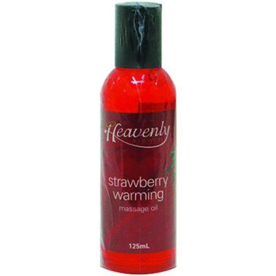 Heavenly Nights Warming Massage Oil Strawberry Strawberry
