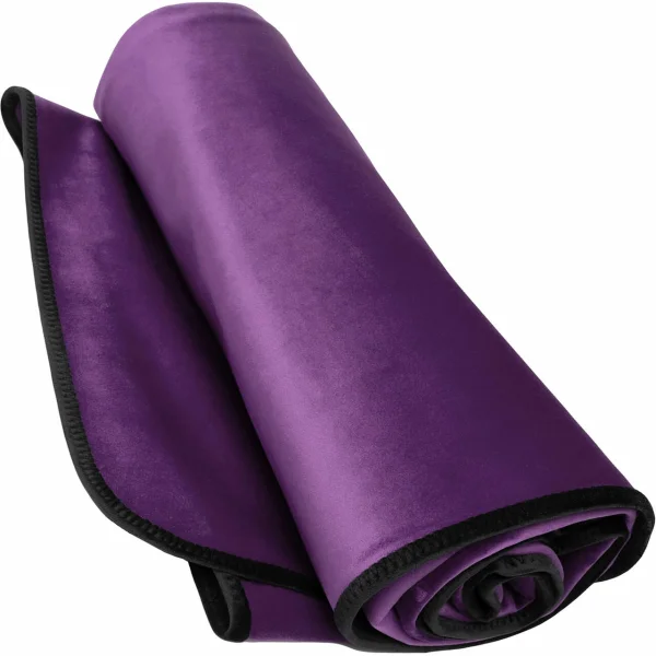 Fascinator King Size Lush Throw Moisture-Proof Sensual Blanket - Velvish Plum 76" x 80"
