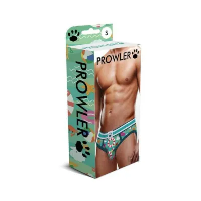 Prowler Beach Open Brief Sm Aqua