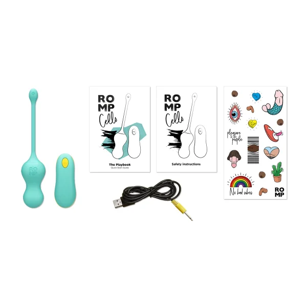 ROMP Cello Remote Control Rechargeable Vibrating Egg