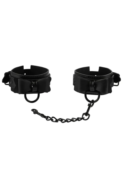 Sincerely Bow Tie Cuffs By Sportsheets - Black