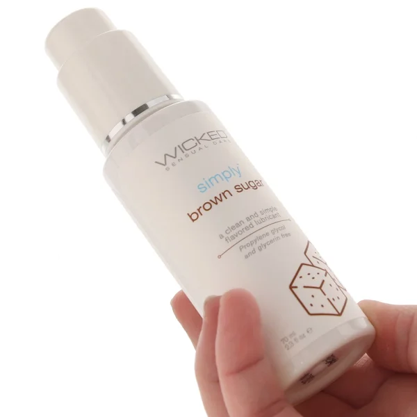 Simply Aqua Water Based Personal Lubricant - Brown Sugar 2.3 fl oz