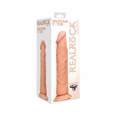Realrock 9 23 Cm Realistic Dildo Flesh