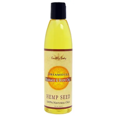 Earthly Body Massage And Body Oil Dreamsicle 8oz