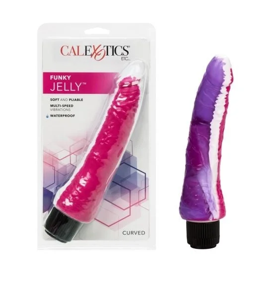 Funky Jelly Vibe 7 1/2" Pink/Purple — image 4 of 6