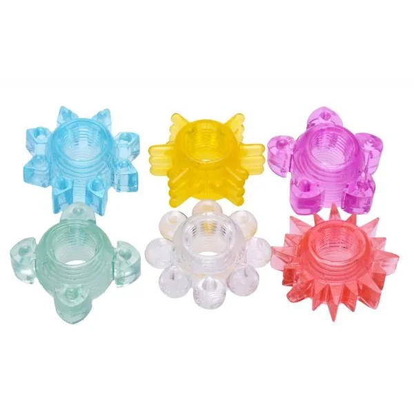 Enhance 6 Piece Cock Ring Set — image 6 of 9