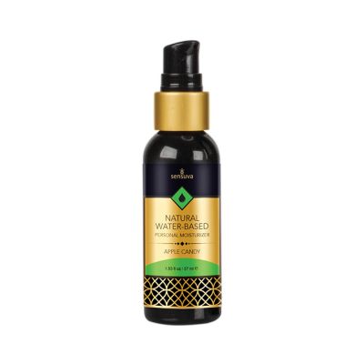 Sensuva Natural Water based Personal Moisturizer Apple Candy 2 Fl Oz Bottle