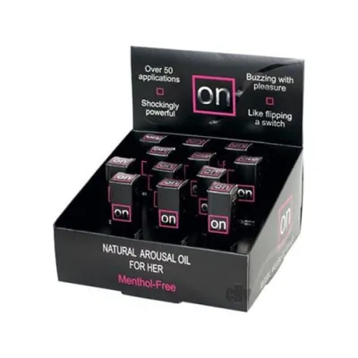 On Natural Arousal Oil Original 12 Pieces Display 0 17 Fl Oz Bottles