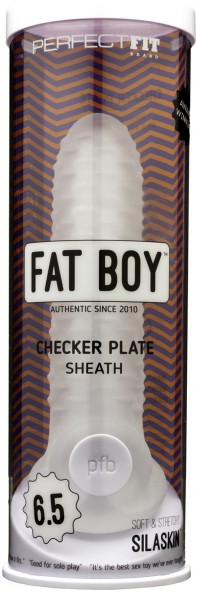 Fat Boy Checker Plate 6.5" Penis Sleeve
