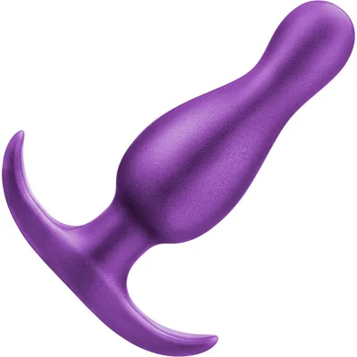 Anal Adventures Matrix Quantum Silicone Butt Plug By Blush Galactic Purple