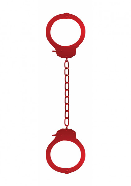 Pleasure Legcuffs - Red - Kinky Handcuffs