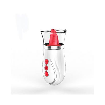 Geraldo Tongue Vibrator White 5 1 Inch