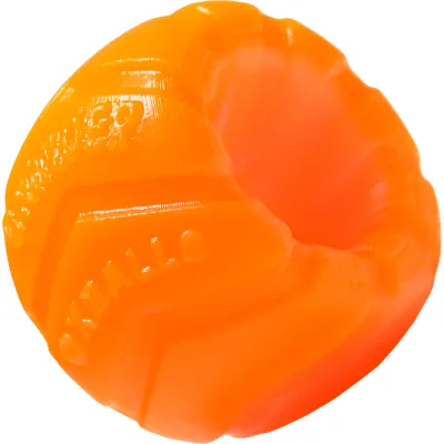 Oxballs Grinder 1 Silicone Ball Stretcher 1 5 Inch Orange