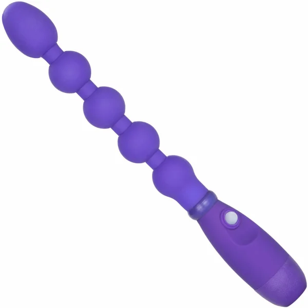 Booty Call Booty Bender Silicone Vibrating Anal Probe by CalExotics - Purple