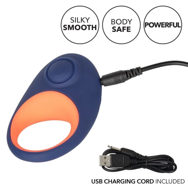 Link Up Verge Silicone Rechargeable Vibrating Cock Ring By CalExotics