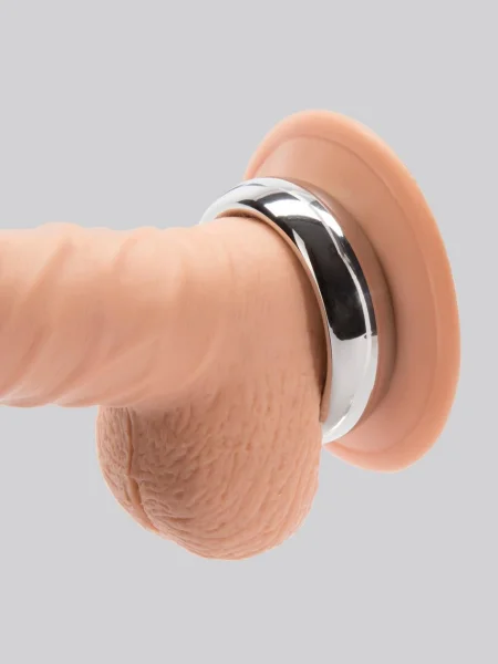 DOMINIX Deluxe 1.75 Inch Stainless Steel Donut Cock Ring