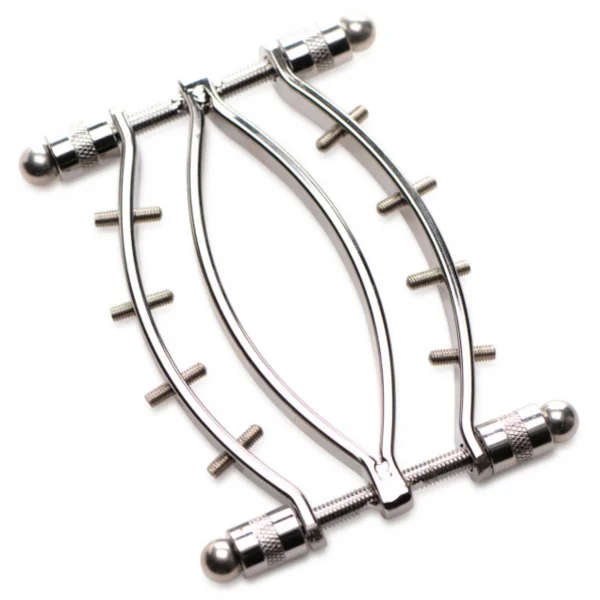Stainless Steel Labia Clamp - BDSM Pussy Spreader