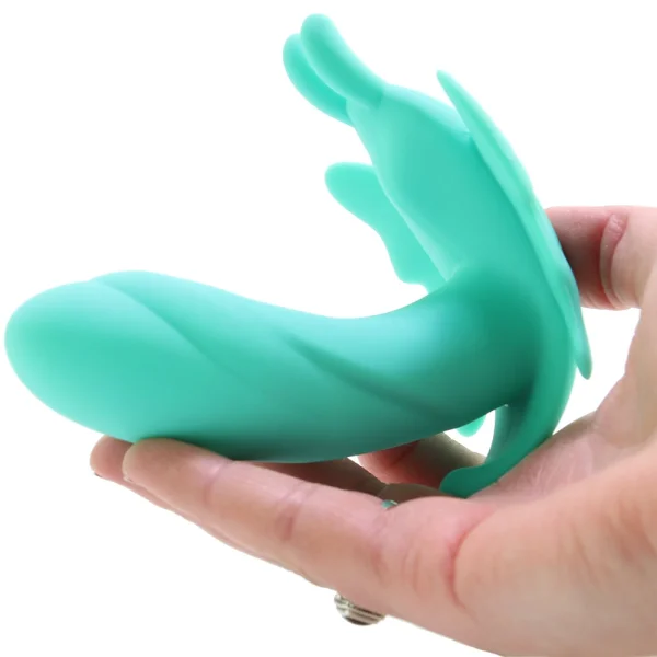 Buy The Butterfly Effect Clitoral & G-Spot Teal Wearable Remote Vibr...