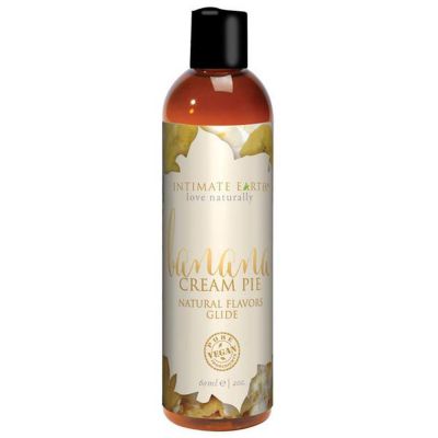 Intimate Earth Banana Cream Pie Flavored Water Based Lube 2oz