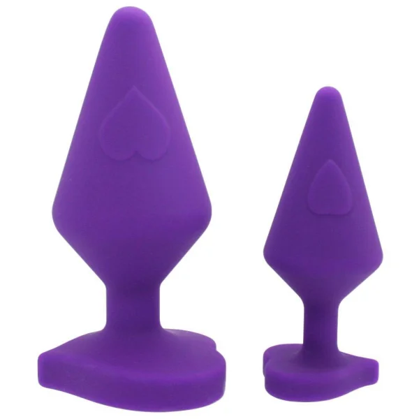 Hearts of Love Sexy Butt Plug - Silky Smooth Silicone!