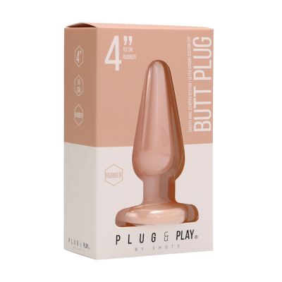 Butt Plug Basic Flesh 4 Inch