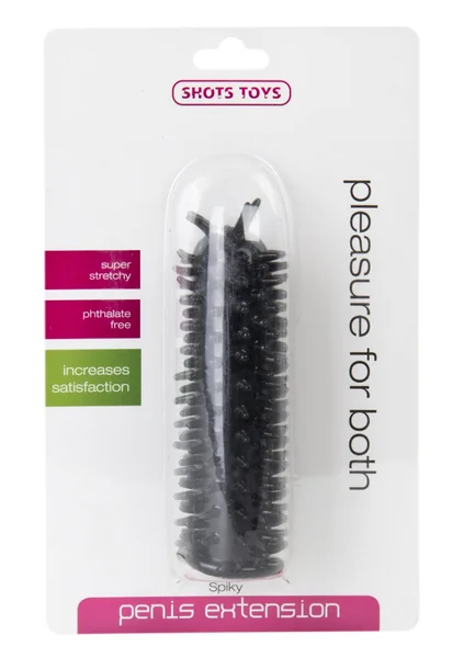 Spiky Penis Extension - Black - — image 7 of 7