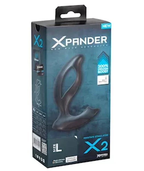 Xpander X2 Prostate Stimulator - Black - Large — image 2 of 2