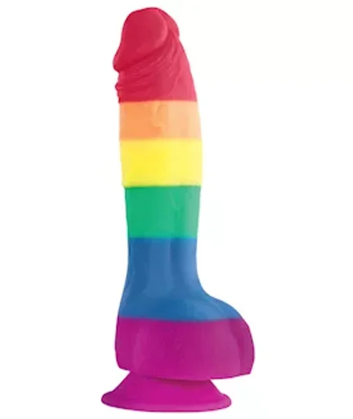 Colours Pride Edition 6 Inch Dildo - Rainbow - 6 Inch — image 4 of 6