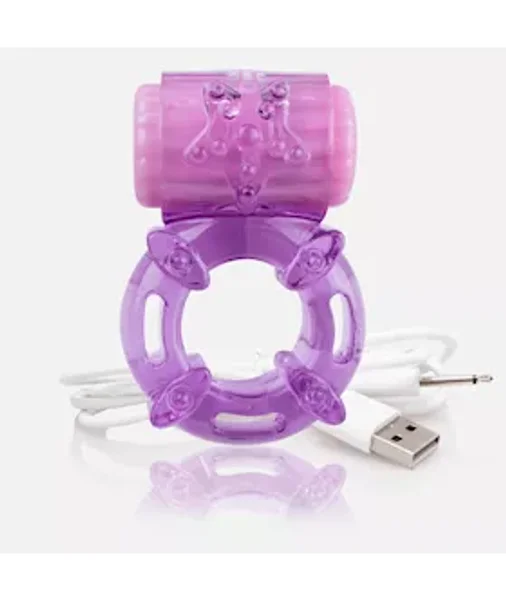 Charged Big O Vibrating Cock Ring - Purple — image 2 of 2