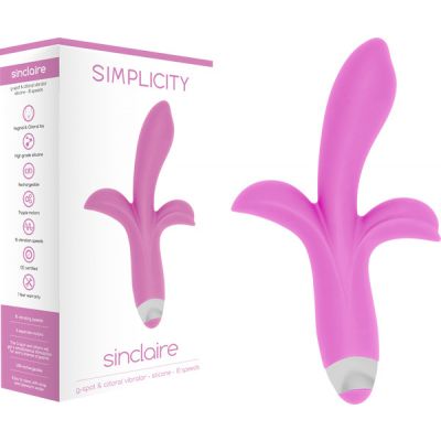 SINCLAIRE G Spot Clitoral Vibrator Pink