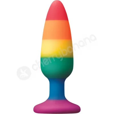 Colours Rainbow Pride Edition 5 2 Pleasure Medium Silicone Butt Plug