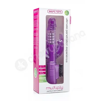 Shots Toys Purple Multiply Rabbit Vibrator